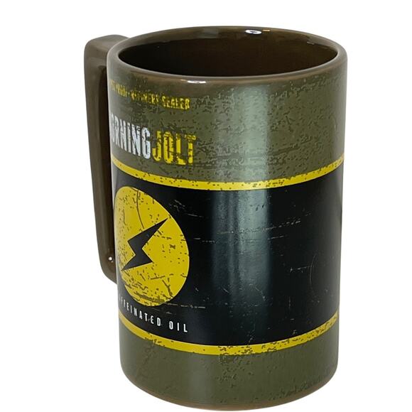 Mannys Garage Morning Jolt Caffeinated Oil Large 16 ou Coffee Mug Ceramic - Picture 5 of 8